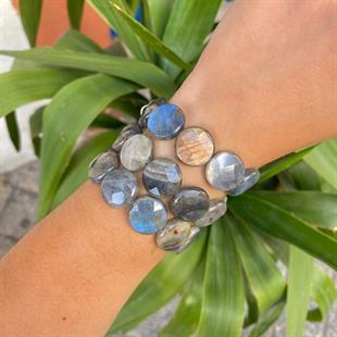 Labradorit Bileklik Özel Kesim