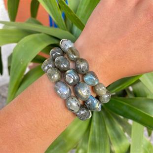 Labradorit Bileklik Özel Kesim