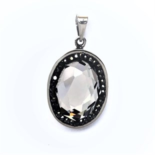 Larentia oval taşlı