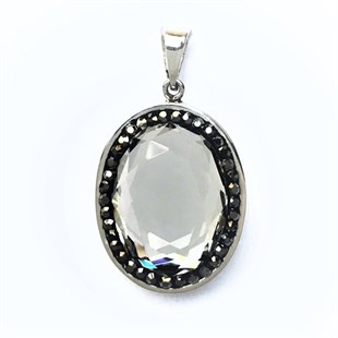 Larentia oval taşlı