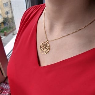 Lotus Çiçeği (Zincir hediyeli)