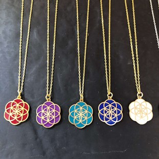 Gümüş Mineli Yaşam Çiçeği