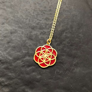 Gümüş Mineli Yaşam Çiçeği