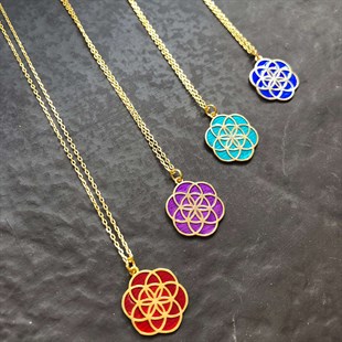 Gümüş Mineli Yaşam Çiçeği