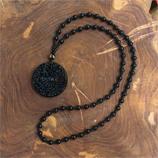 Obsidyen Bagua, Yin Yang & Ejderha Kolyesi