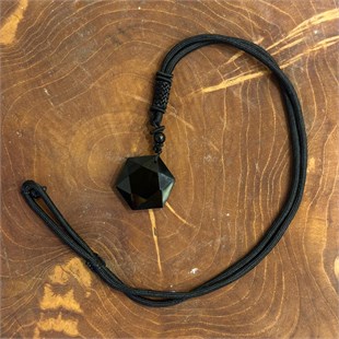 Obsidyen İpli Kolye
