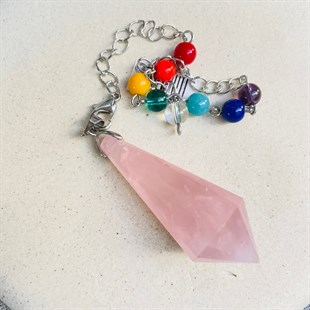 Pembe Kuvars Vogel Sarkaç