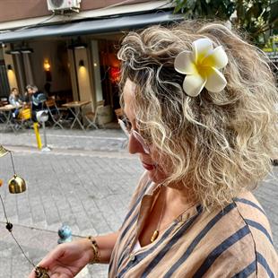 Plumeria Çiçeği Toka