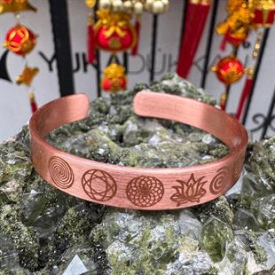 Sembollü Bakır Bileklik