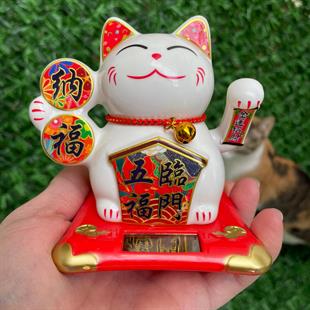 Seramik Çağıran kedi Maneki Neko S