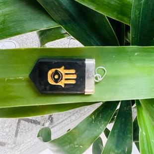 Shungit Kolye Ucu Fatmanın Eli