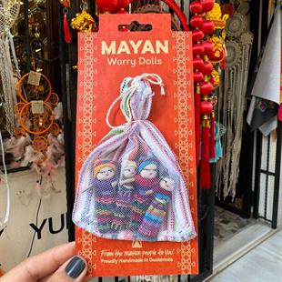 Worry Dolls Maya Bebekleri 4lü