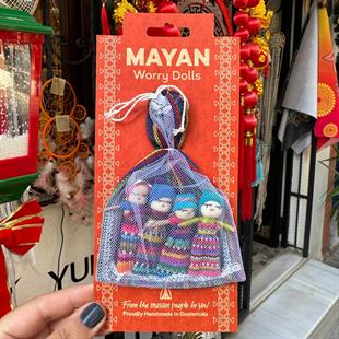 Worry Dolls Maya Bebekleri 4lü
