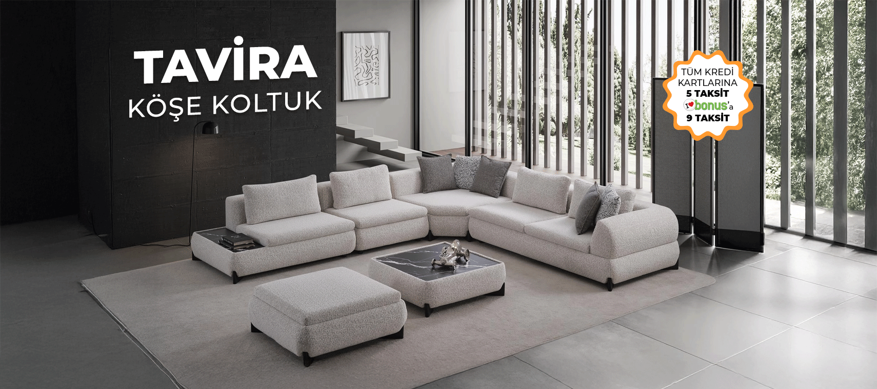 Tavira Köşe Koltuk Takımı
