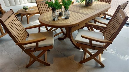 Ahşap Bahçe Masa Takımı RB-8001