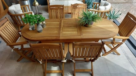 Ahşap Bahçe Masa Takımı RB-8001