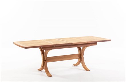 Ahşap Bahçe Masası 160+40+40 cm ER-1007