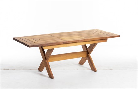 Ahşap Bahçe Masası 160+50 cm ER-1013