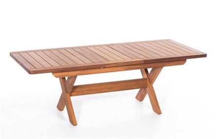 Ahşap Bahçe Masası 180+50 cm ER-1011