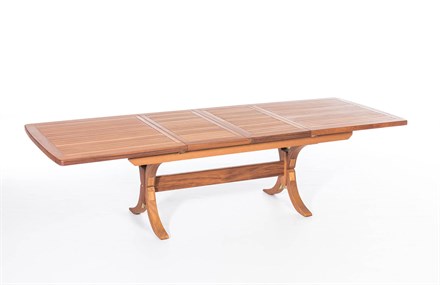 Ahşap Bahçe Masası 200+50+50+ cm ER-1008