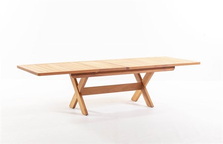 Ahşap Bahçe Masası 200+50+50 cm ER-1012