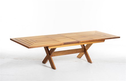 Ahşap Bahçe Masası 200+50+50 cm ER-1015
