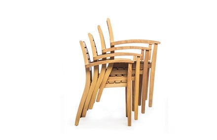 Ahşap Bahçe Sandalyesi Kollu 56 cm ER-1043