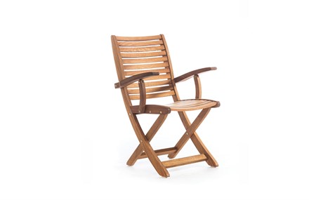 Ahşap Bahçe Sandalyesi Kollu 57 cm ER-1032