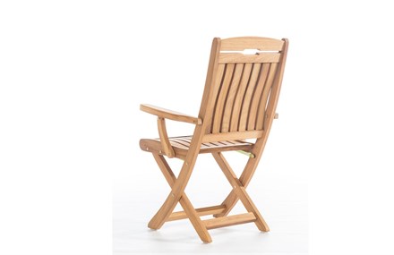Ahşap Bahçe Sandalyesi Kollu 60 cm ER-1036