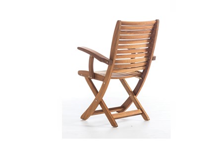Ahşap Bahçe Sandalyesi Kollu Minderli 57 cm ER-1032