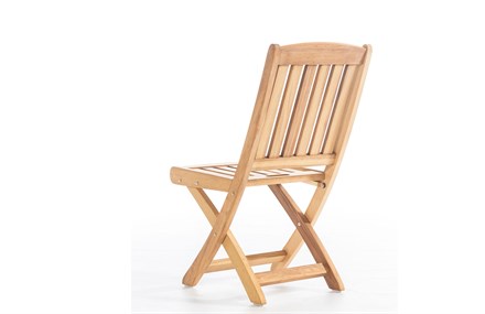 Ahşap Bahçe Sandalyesi Kolsuz Minderli 45 cm ER-1029
