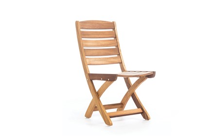 Ahşap Bahçe Sandalyesi Kolsuz Minderli 45 cm ER-1039