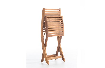 Ahşap Bahçe Sandalyesi Kolsuz Minderli 45 cm ER-1031