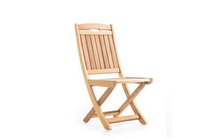 Ahşap Bahçe Sandalyesi Kolsuz Minderli 45 cm ER-1033