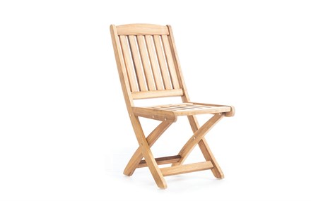 Ahşap Bahçe Sandalyesi Kolsuz Minderli 45 cm ER-1029