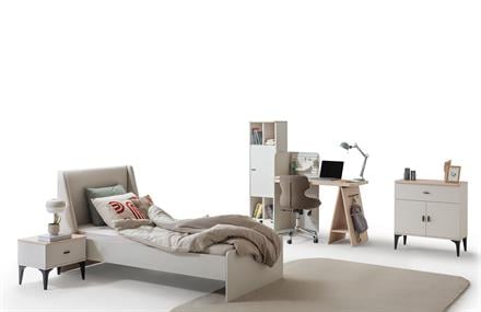 Anaya Başlıklı Bazalı Karyola 100x200