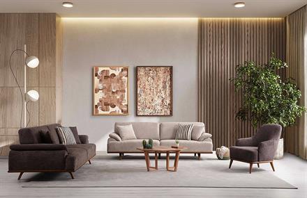 Aymil Koltuk Takımı Ceviz