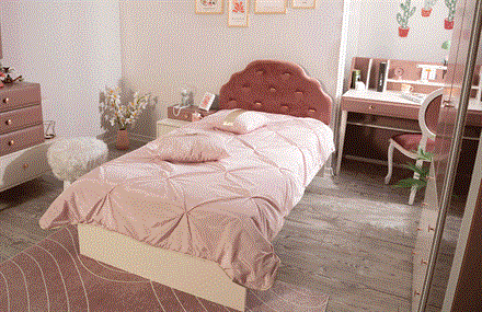 Bello Yatak Örtüsü Pembe