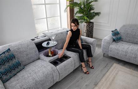 Eyloni Koltuk Takımı Gri