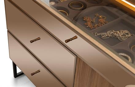 Flora Makyaj Masası + Ayna