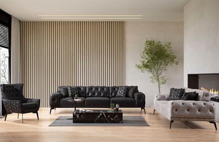 Fredrik Koltuk Takımı Black