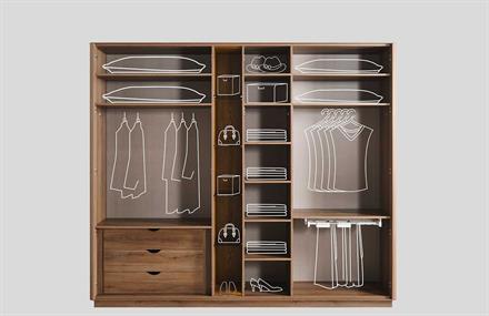 Gasila 5 Kapaklı Dolap