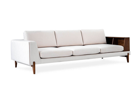 Gervais Üçlü Koltuk Kitaplıklı -A