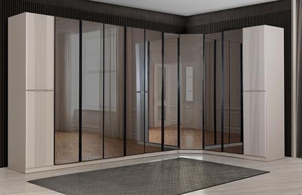 Jagu Köşe Dolap Takımı