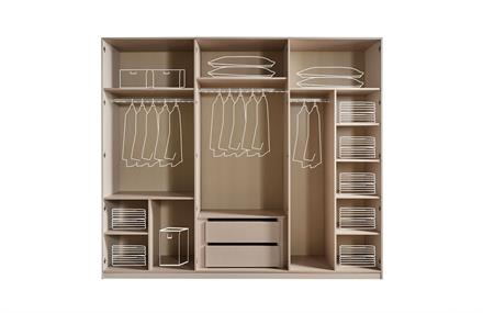 Kaje Kapaklı Dolap 266 cm