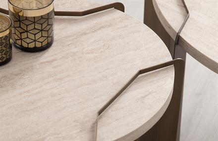 Lambeth Orta Sehpa Traverten