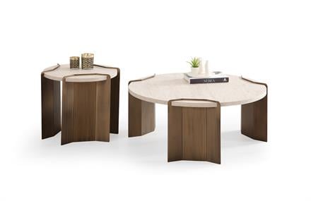 Lambeth Orta Sehpa Traverten