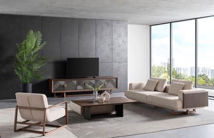 Lancelot Walnut Tv Ünitesi