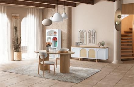 Latrell Retro Yemek Odası Takımı