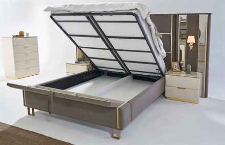 Lemis Yatak Odası Takımı Köşe Dolaplı